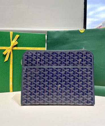 New Style Goyard Jouvence Toiletry Pouch GM Top Quality Copy Blue