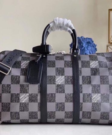NEW Copy Louis Vuitton Keepall Bandouliere Cowhide Leather N