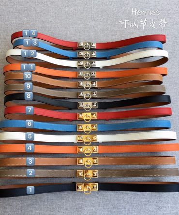 Cheap Replica Hermes Women Leather Belts Width cm