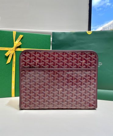 New Style Goyard Jouvence Toiletry Pouch GM Top Quality Copy Wine Red
