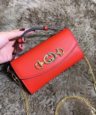 Best Price Gucci Zumi Smooth Leather Mini Bag Red