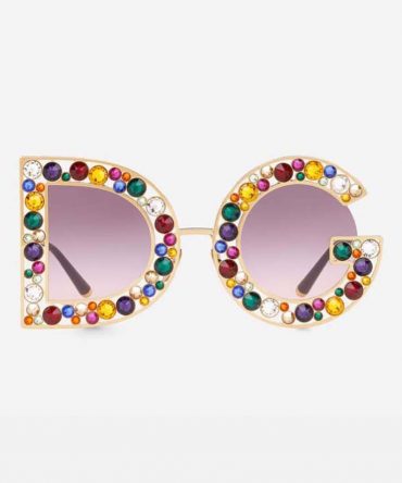 Dolce Gabbana DG Women DG Crystal Sunglasses Pink