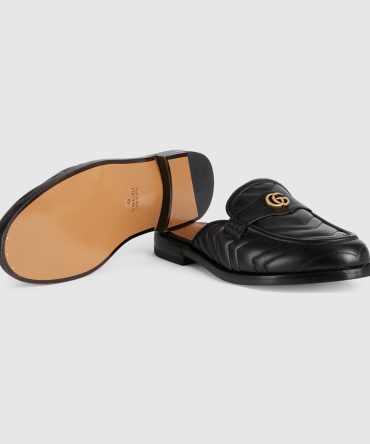Gucci Replica Men Mens matelasse slipper with DoubleG jpg