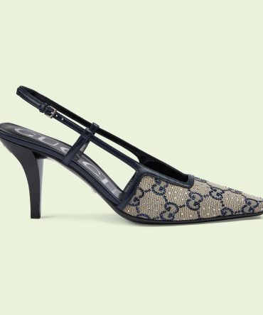 Gucci Replica Women shoes for women c women shoes Womens GG slingback mid heel pump jpg