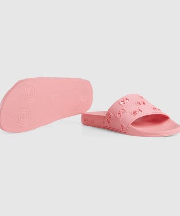 Gucci Replica Women shoes for women c women shoes Womens rubber GG slide sandal jpg
