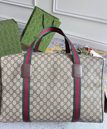 Gucci Large Duffle Bag With Web ()